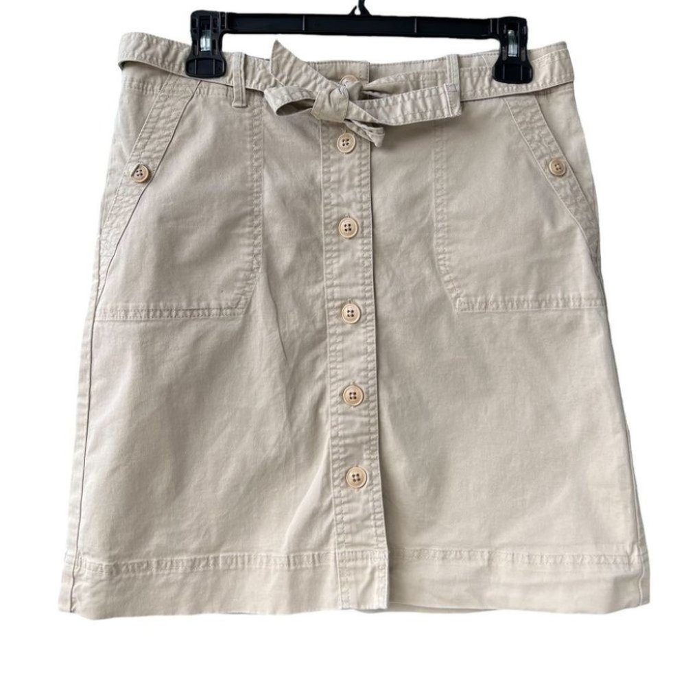 Tommy Hilfiger belted chino skirt